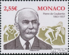 Monaco 3117 (kompl.Ausg.) Postfrisch 2013 Pierre De Coubertin - Nuovi