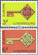 Luxemburg 771-772 (kompl.Ausg.) Postfrisch 1968 Europa - Ongebruikt