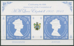 Pitcairn 2013 60 Jahre Krönung Königin Elisabeths Block 64 Postfrisch (C40556) - Islas De Pitcairn