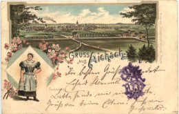 Gruss Aus Aichach - Litho - Aichach