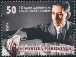 Makedonien 767 (kompl.Ausg.) Postfrisch 2016 Claude Shannon - Macedonie