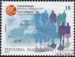 Makedonien 543 (kompl.Ausg.) Postfrisch 2010 Europarat - Macedonie