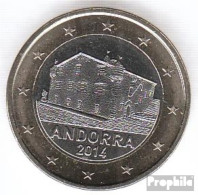 Andorra AND 7 2014 Stgl./unzirkuliert 2014 1 Euro Kursmünze - Andorra