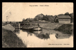 70 - SCEY-SUR-SAONE - CANAL ET ECLUSE - PENICHE - VOIR ETAT - Scey-sur-Saône-et-Saint-Albin