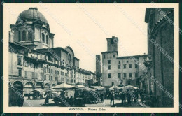 Mantova Città Mercato Cartolina QT0546 - Mantova