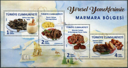 TURKEY - 2018 - SOUVENIR SHEET MNH ** - Dishes From The Marmara Sea Region - Neufs