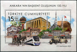 TURKEY - 2023 - S/S MNH ** - 100 Years Of The Designation Of Ankara As Capital - Unused Stamps