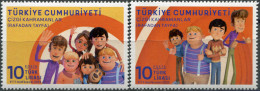 TURKEY - 2023 - SET OF 2 STAMPS MNH ** - Cartoons - Rafadan Tayfa - Unused Stamps
