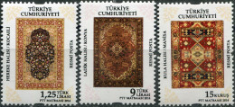 TURKEY - 2014 - SET OF 3 STAMPS MNH ** - Textile. Carpets - Unused Stamps