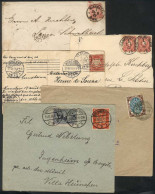 GERMANY: 5 Covers Or Cards Posted Between 1877 And 1922, Fine To VF General Quality, Interesting! - Sonstige & Ohne Zuordnung