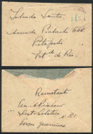 BRAZIL: Cover Sent With Military Free Frank To Petropolis, Very Interesting! - Altri & Non Classificati