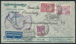 BRAZIL: ZEPPELIN: Cover Sent From Sao Paulo To Austria On 7/JUN/1933, VF Quality! - Altri & Non Classificati