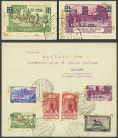 SPANISH MOROCCO: Yvert 232/36, The Set Of 5 Overprinted Values (5c. In Pair), All With TANGER Overprint Of Large Size, O - Spanisch-Marokko