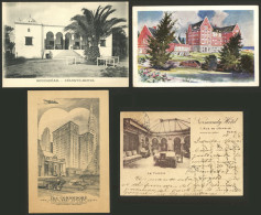 WORLDWIDE: HOTELS: 25 Old Postcards Of Several Countries, In General With Very Nice Views And Of Fine To VF Quality. IMP - Hotels & Restaurants