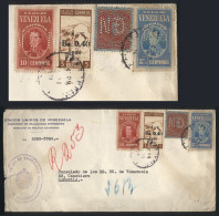 VENEZUELA: Official Cover Sent By Registered Mail From Caracas To France On 18/NO/1938 With Interesting Postage Of 4 Sta - Venezuela