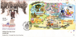 Hong Kong 2005, Opening Of Hong Kong Disneyland FDC - Briefe U. Dokumente