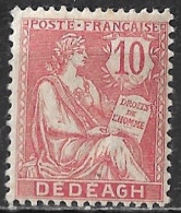 DEDEAGATZ 1902-1914 French Levant Stamps With Dédéagh Design 10 Lepta Carmine Vl. 11 MH - Dédéagh