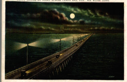 CPA Gandy Bridge By Night Across Tampa Bay Fla. - Tampa