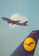 Lufthansa Werbekarte Startendes Flugzeug Hinter Seitenflosse - Laboe