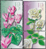 Israel 1985-1986 Mit Tab (kompl.Ausg.) Postfrisch 2008 Blumen - Neufs (avec Tabs)