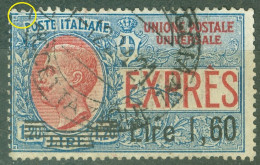 Italie  Express  Sassone  10 Ob   TB  Avec Petite Variété Voir Scan - Poste Exprèsse