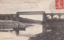 PONTRIEUX 22  ( LE PONT DU LEFF ) 1909 - Pontrieux