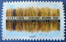 1370 France 2017 Oblitéré Autoadhésif Everglades National Park USA Floride - Other & Unclassified