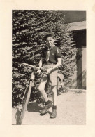 Scoutisme * Scout En Tenue Et Son Vélo Ancien Cycle * Scouts Jamborée * Photo Ancienne 10x7.5cm - Scouting