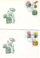 1983  Flora Cactusses  2 FDC DDR/Germany - 1981-1990