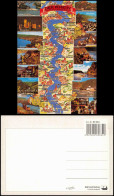 Landkarten Ansichtskarte Rhein (Fluss) Von Mainz Bis Koblenz 1999 - Carte Geografiche