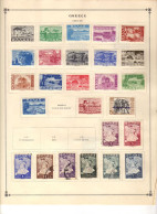 Grece -  Sites - Victoire - Roosevelt - Neufs* Et Obliteres - 2 Pages -  38 Timbres - Ongebruikt