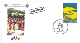 SC 50 - 1255 Scout ROMANIA, Special Stamp - Cover - Used - 2000 - Lettres & Documents