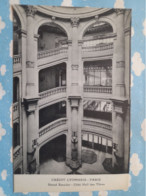 CREDIT LYONNAIS PARIS Grand Escalier Cote Hall Des Titres - Banken