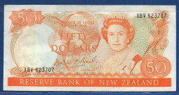 NEW ZEALAND  - P.174b – 50 Dollars ND (1992) VF/XF, S/n XBV 623707 - New Zealand