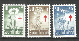 Finland 1959 Year. Mint Stamps MNH (**) Flowers - Neufs