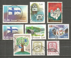 Finland 1977 Used Stamps 9v - Usati