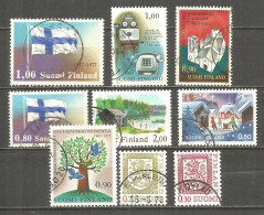 Finland 1977 Used Stamps 9v - Used Stamps