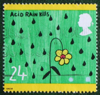 Acid Rains Kills Children Mi 1414 Yv 1633 SG 1629 1992 Used/gebruikt/oblitere ENGLAND GRANDE-BRETAGNE GB GREAT BRITAIN - Usados