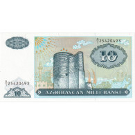 Billet, Azerbaïdjan, 10 Manat, Undated (1993), KM:16, NEUF - Azerbeidzjan