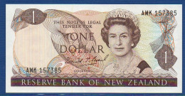 NEW ZEALAND  - P.169c – 1 Dollar ND (1981 - 1992) UNC, S/n AMK 157385 - Nouvelle-Zélande