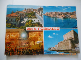 Cartolina Viaggiata "Saluti Da Pozzallo" Vedutine 1976 - Ragusa