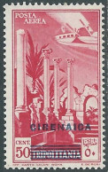 1932 CIRENAICA POSTA AEREA SOPRASTAMPATO 50 CENT MNH ** - P41-2 - Cirenaica