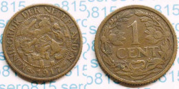 Niederlande NEDERLAND 1 Cent 1917 (b486 - Andere & Zonder Classificatie