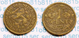 Niederlande NEDERLAND 1 Cent 1916 (b485 - Otros & Sin Clasificación