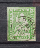 04 - 24 - Schweiz - Suisse N° 26 G - TB - Signé Marchand - Cote : 120 Euros - Used Stamps