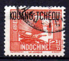 Kouang Tcheou  - 1942 - Tb D' Indochine Surch Sans RF  -  N° 140  - Oblit - Used - Used Stamps