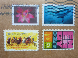 2024   2 Stamps Mint On A Letter + 2 Stamps Used - Briefe U. Dokumente