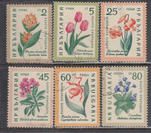 Bulgaria 1960 - Flowers, Mi-Nr. 1164/69, Used - Gebruikt