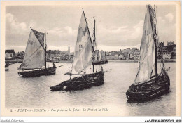 AACP7-14-0587 - PORT-EN-BESSIN - Vue Prise De La Jetee - Le Port Et La Ville  - Port-en-Bessin-Huppain