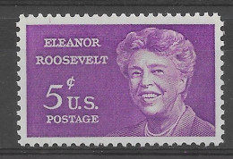 USA 1963.  E. Roosevelt Sc 1236  (**) - Ongebruikt